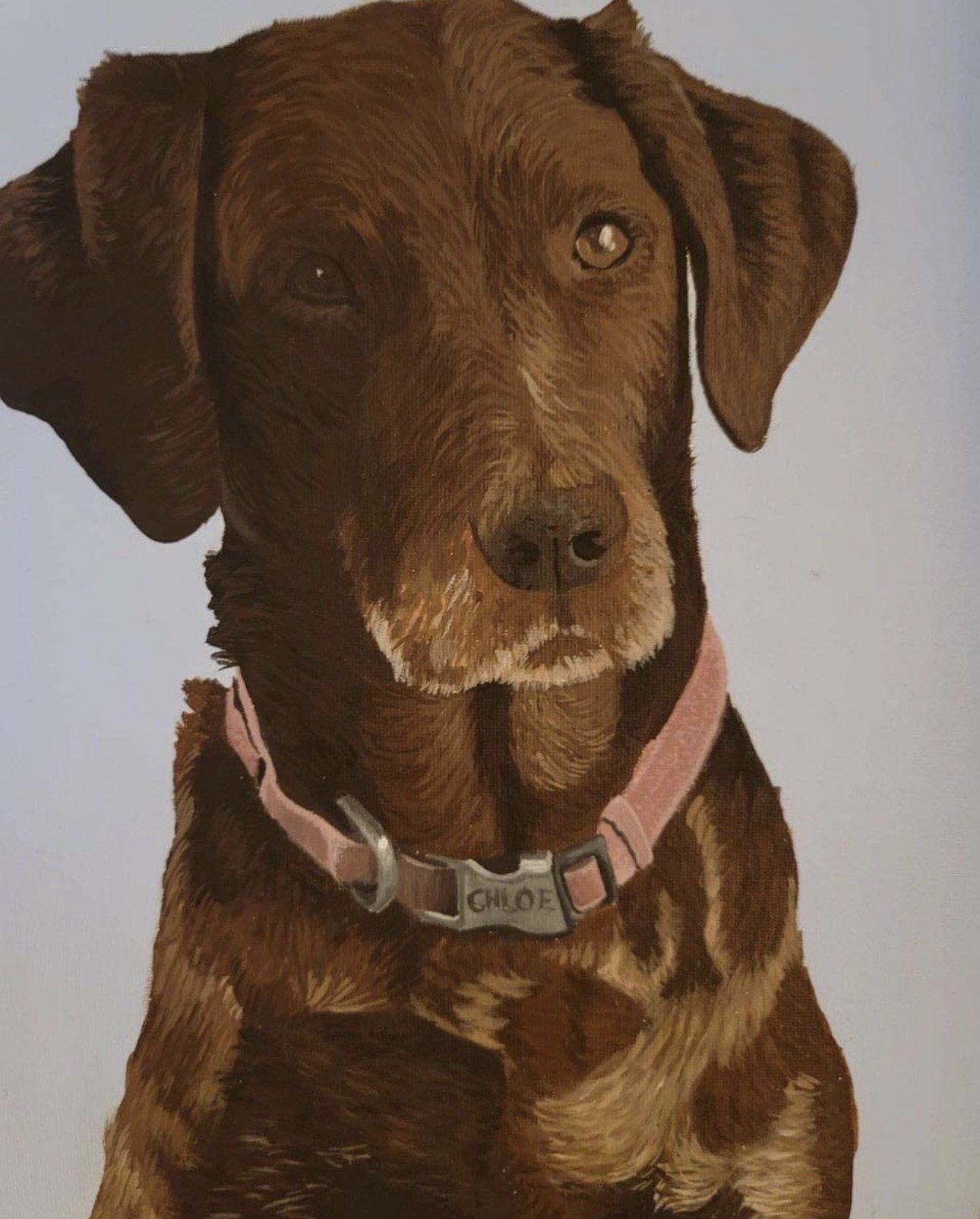 Chloe — acrylic on canvas by Tatiana Clover